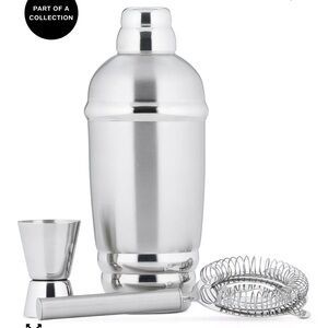 NIB LENOX  Tuscany Classics Silver Cocktail Shaker
